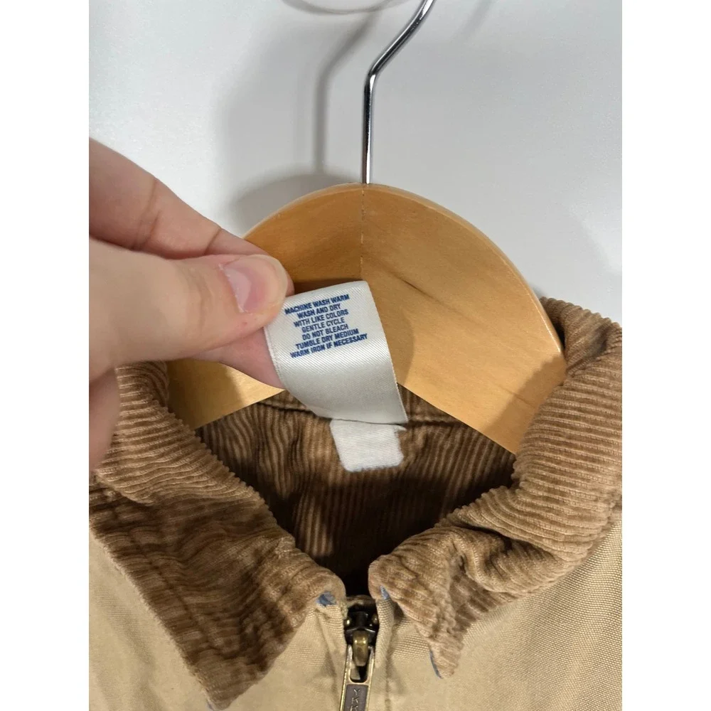 Old Navy Kids 2T Duck Canvas Barn Coat Brown Chore Outdoor Farm Corduroy Collar